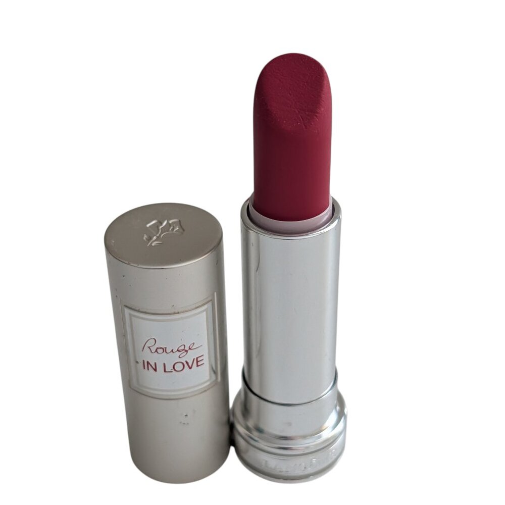 Lancome Rouge In Love Lipstick #383N Midnight Crush Cream 3.4 g HTF Preowned